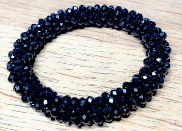 Knotband zwart
