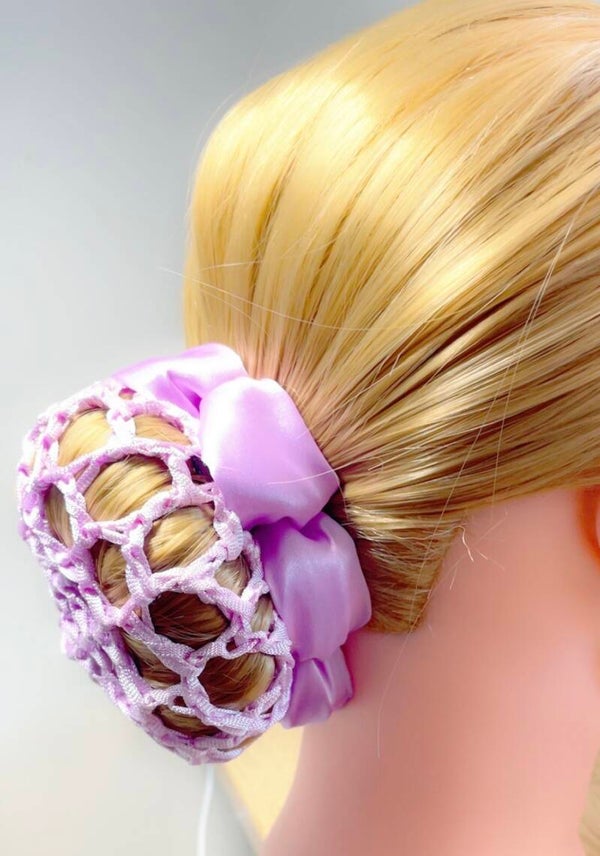 Lila /roze  haarnetje