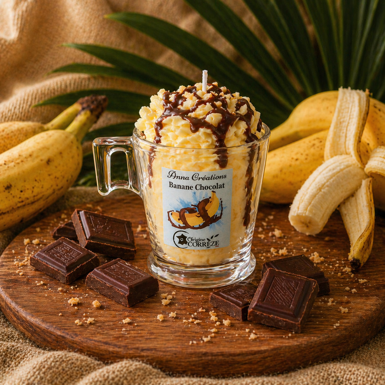 Bougie Banane Chocolat