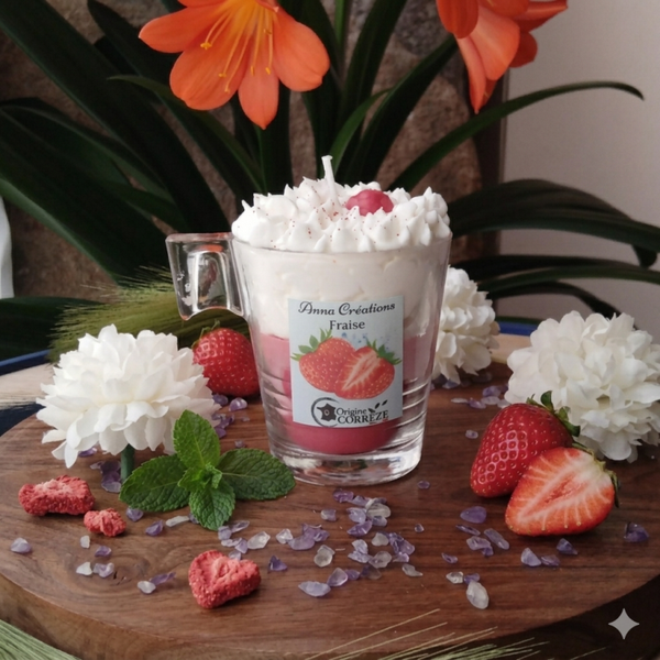 Bougie Fraise