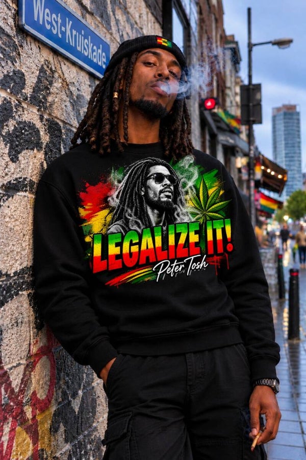 The Tosh 'Legalize It' Iconic Crewneck – Limited Edition