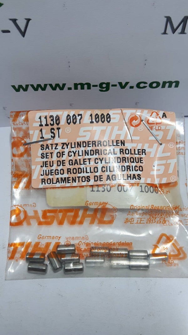 STIHL SATZ ZYLINDERROLLEN , 1130-007-1000 , 11300071000  (K7/3221)