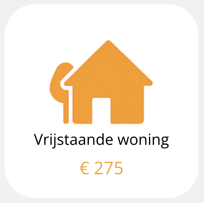 Vaste prijs EPC Vrijstaande woning € 275