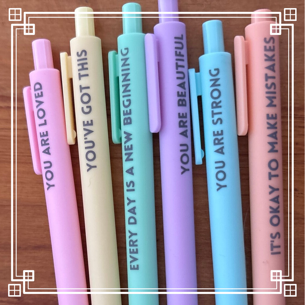 Motivational Pens 6Pkt