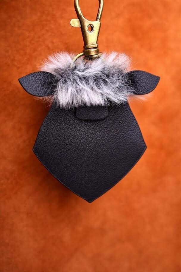🐄 Porte-clés vache fait main