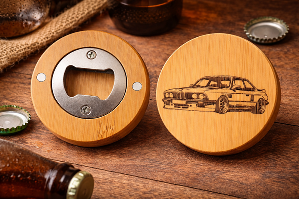 🏎️ Décapsuleur Bambou - Modèle BMW E30 M3 Disponible Immédiatement !