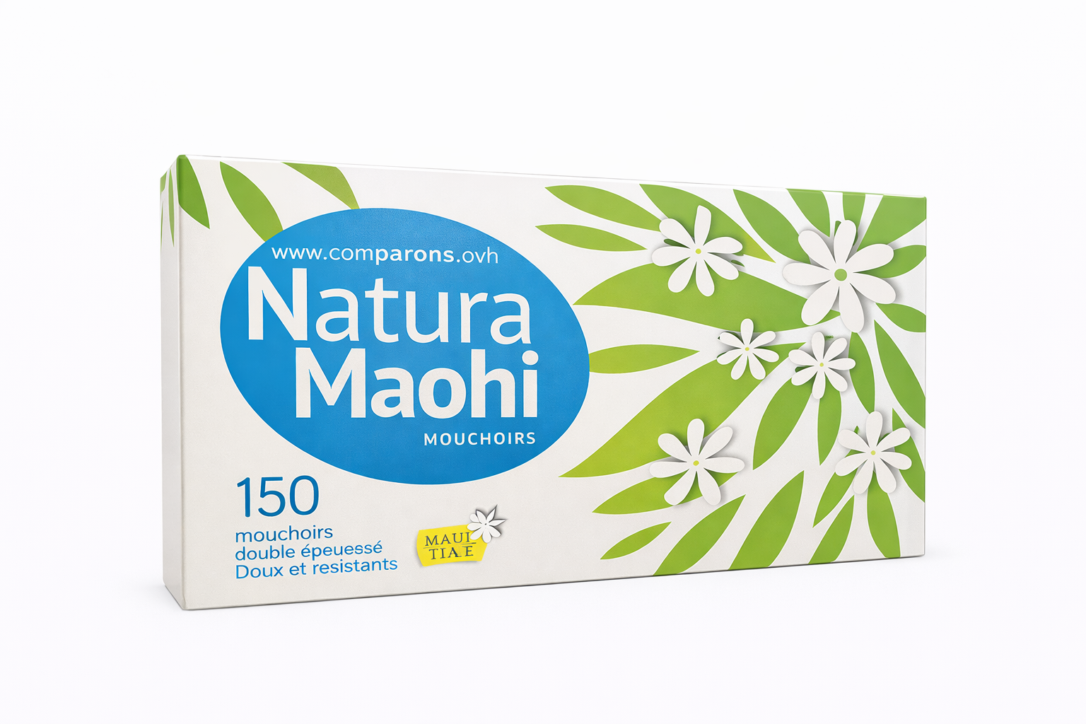NATURA MAOHI BOITE DE 150 MOUCHOIRS