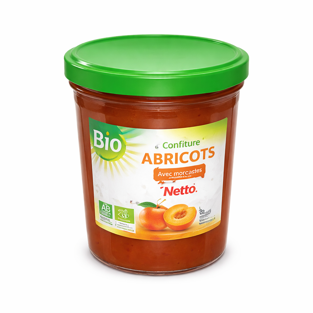 NETTO CONFITURE ABRICOT BIO 360GR