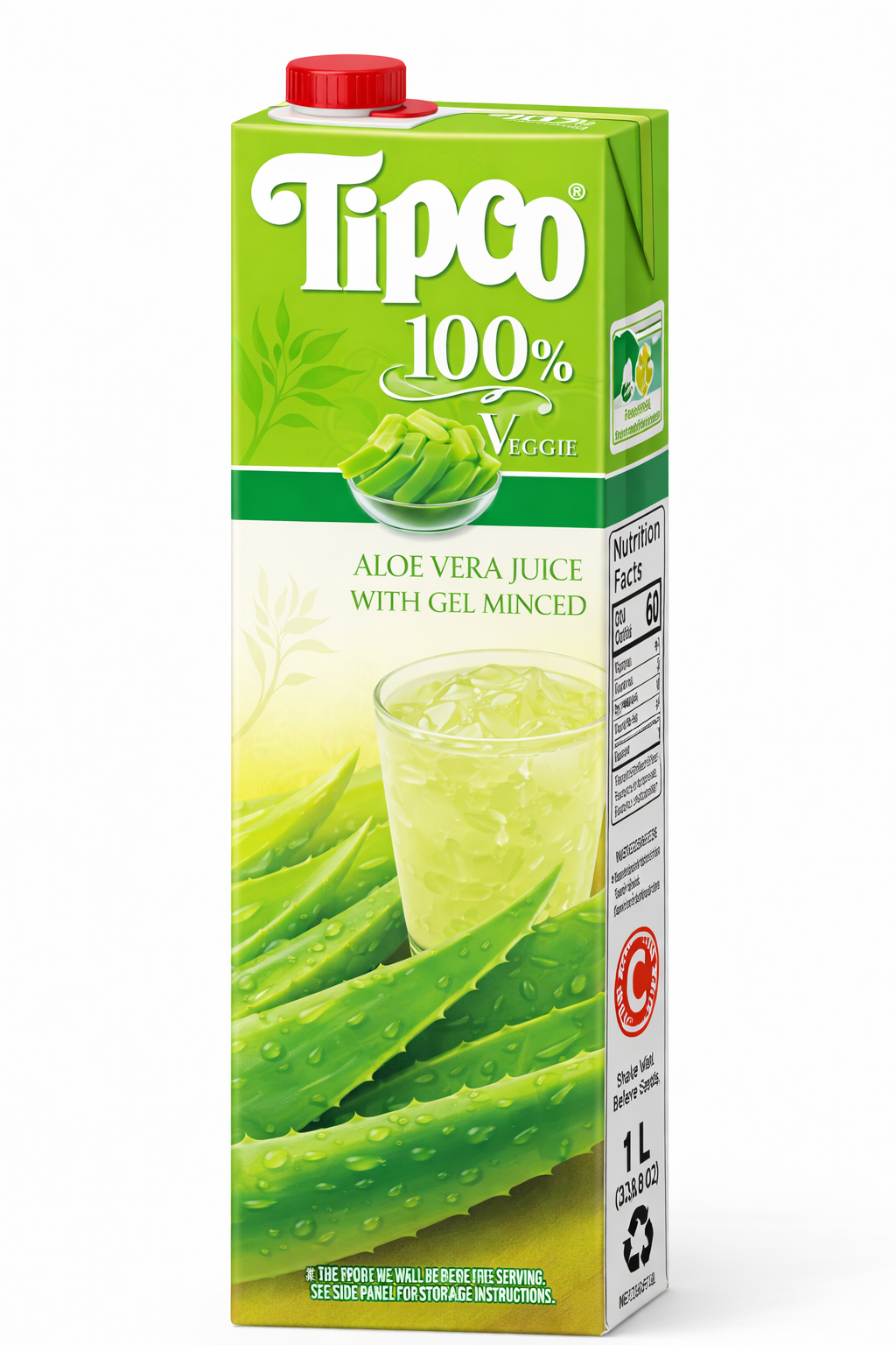 TIPCO 100% ALOE 1L