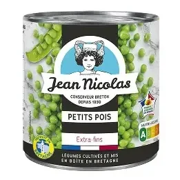 JEAN NICOLAS PETIS POIS FINS 400GR PPN