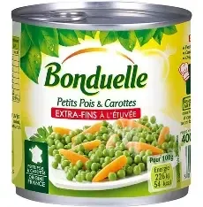 BONDUELLE PETIT POIS/CAROTTE 265GR