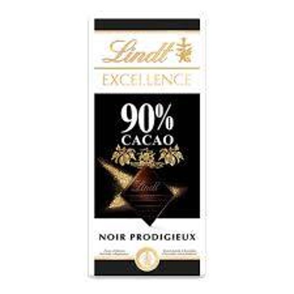 LINDT CHOCOLAT NOIR PRODIGIEUX 90% 100GR