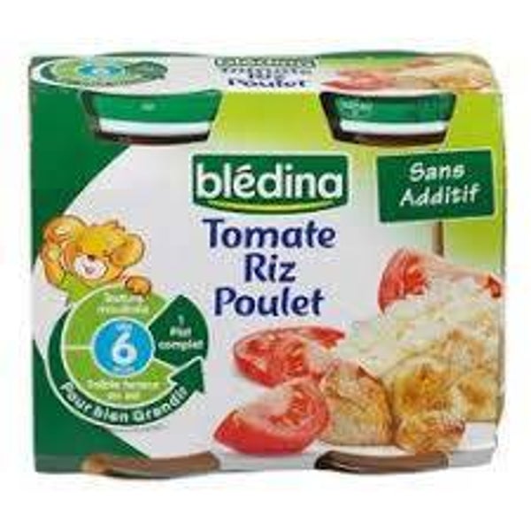 BLEDINA TOM/POUL/RIZ 2*200GR PPN