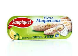 SAUPIQUET MAQUEREAUX CITRON OLIVE 176GR