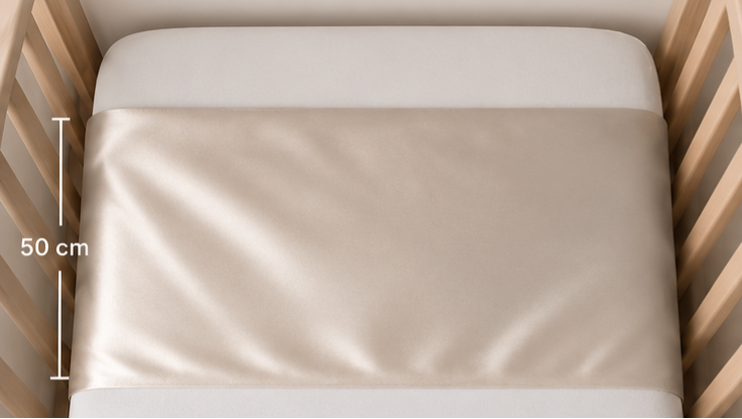 Satijnen matras sleeve