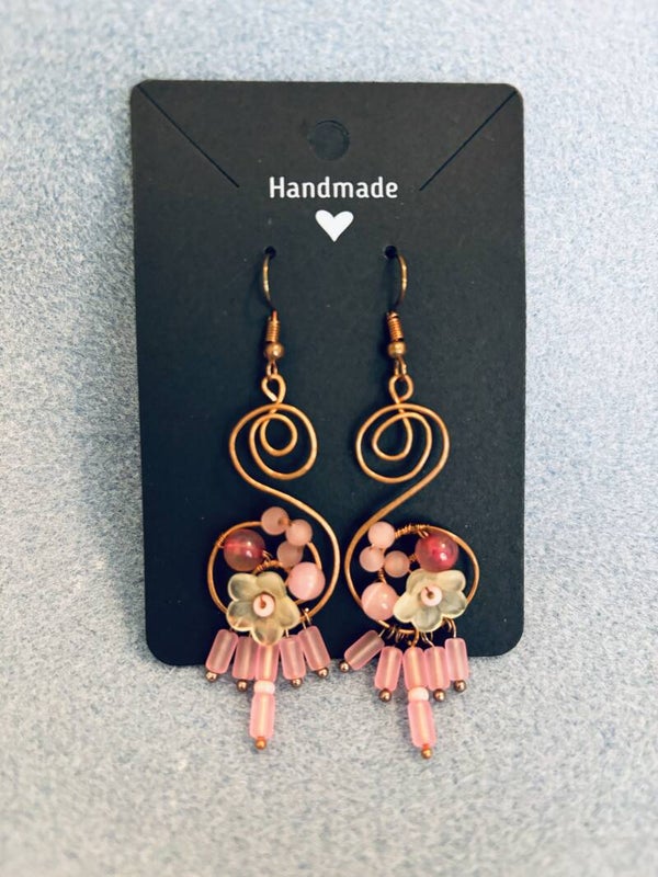 Earrings with hooks (e-48)