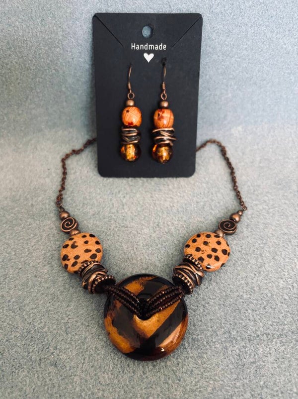 Set, Kazuri beads (s-4)
