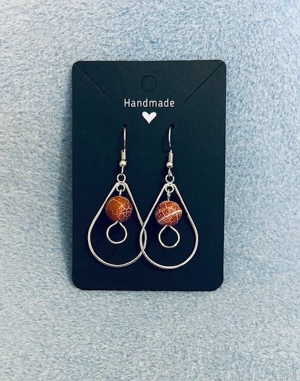 Earrings with hooks (s-46)