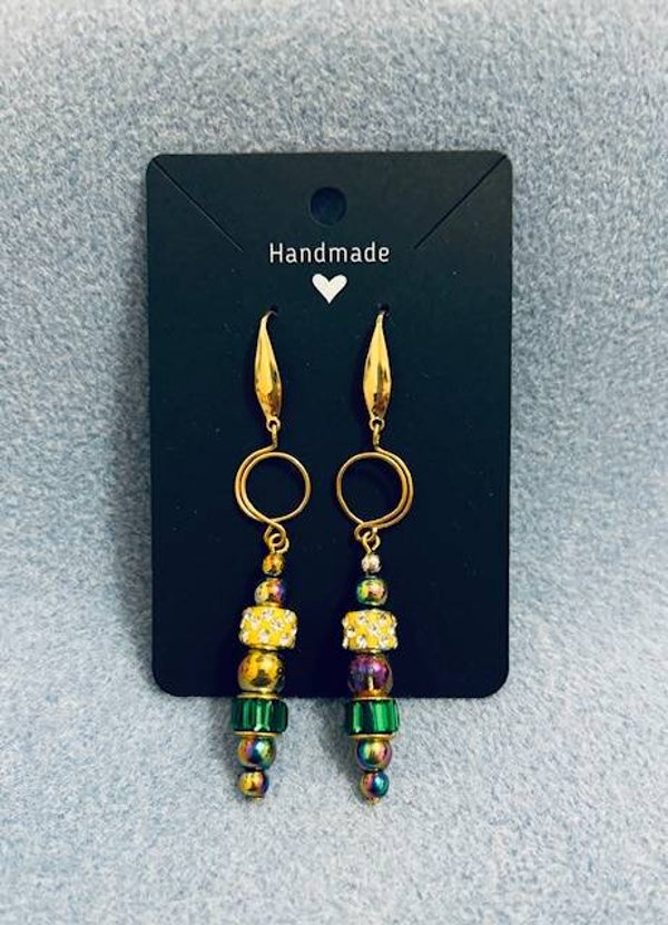 Earrings with hooks (e-176)