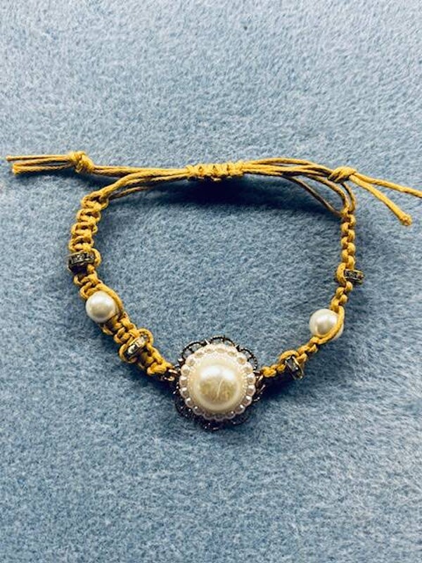 Cord bracelet, adjustable (b-160)