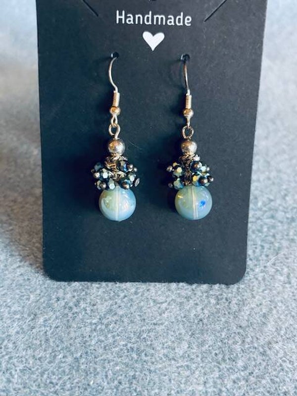 Earrings with hooks (s-23)