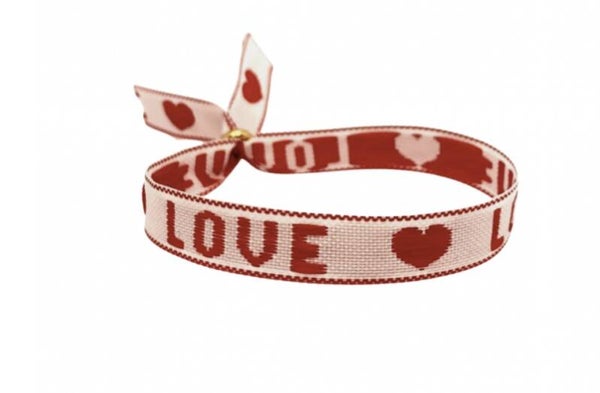 Beige love armbandjes goud en zilver