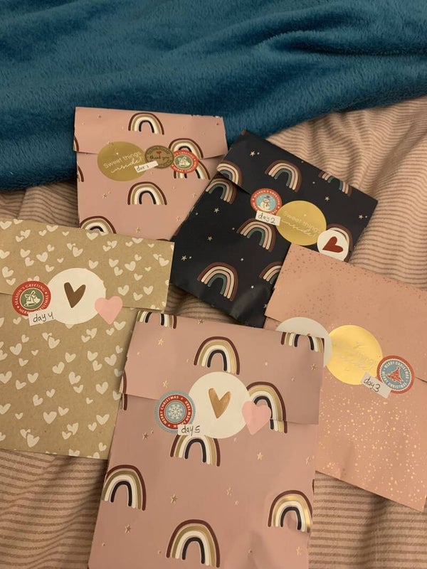 Advent kalender per zakje onderderdelen!