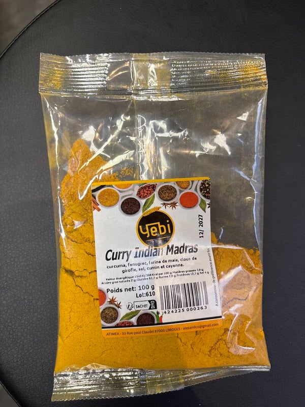 Curry indian madras,100g