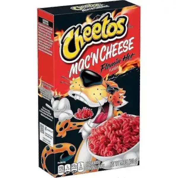 Cheetos mac’n chesse flamin hot