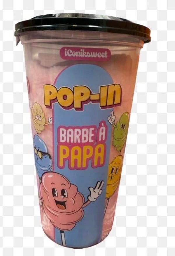 barbe à papa fraise