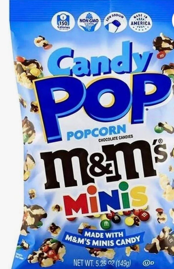 Cookie pop m&´ms mini popcorn