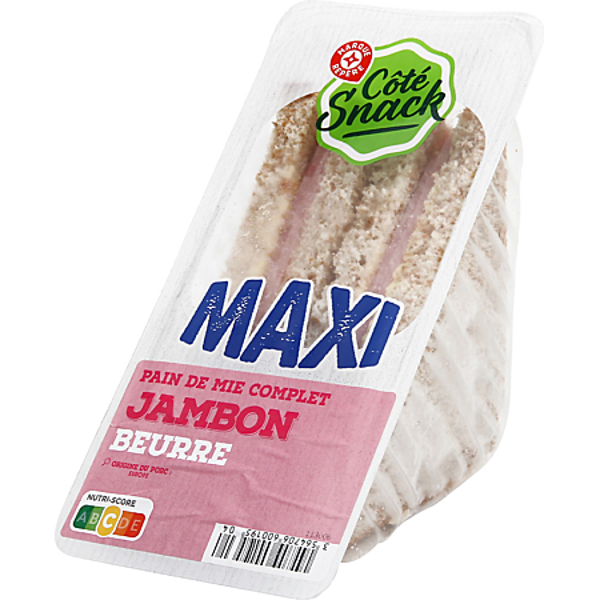 COTÉ SNACK JAMBON BEURRE MAXI