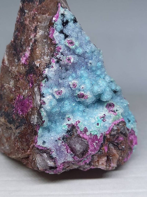 CHRYSOCOLLA + COBALTOAN CALCITE