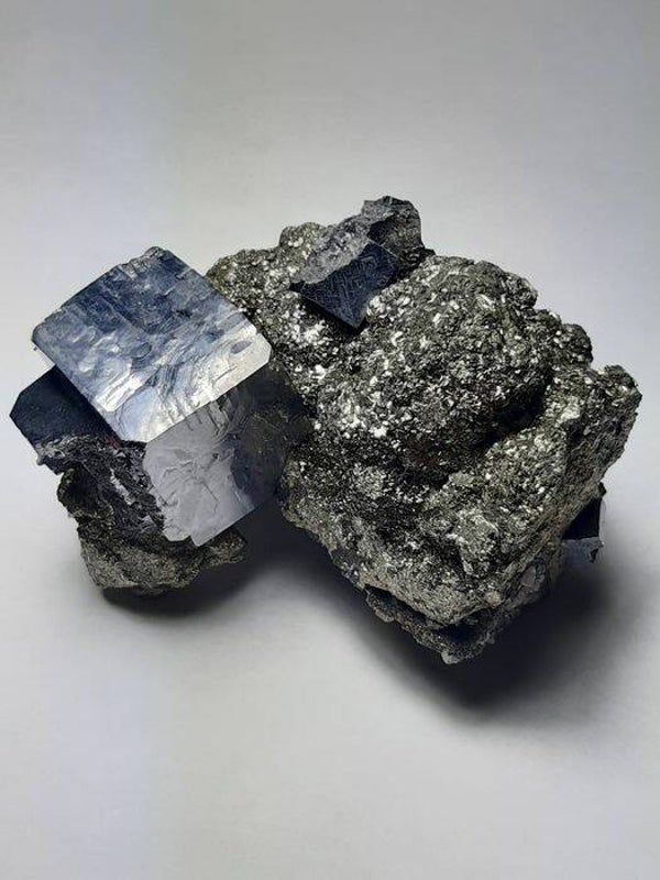 GALENA & PYRITE    6.5 x 5 x 4.5 cm