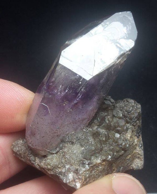 BRANDBERG AMETHYST ON MATRIX