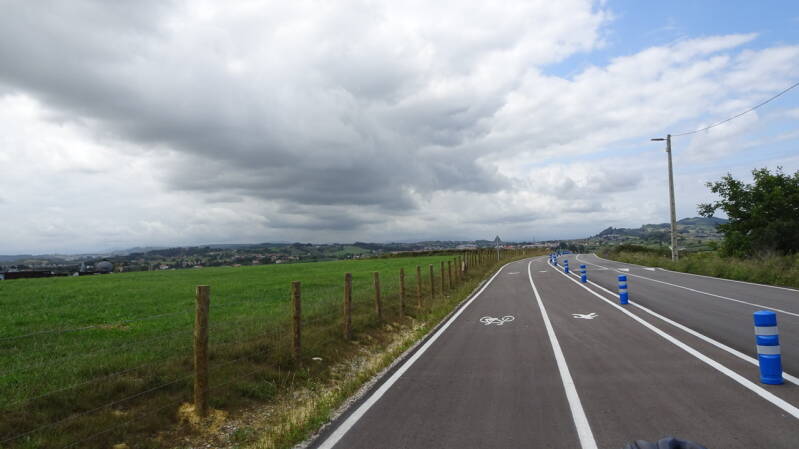 Schöner Radweg zum Strand