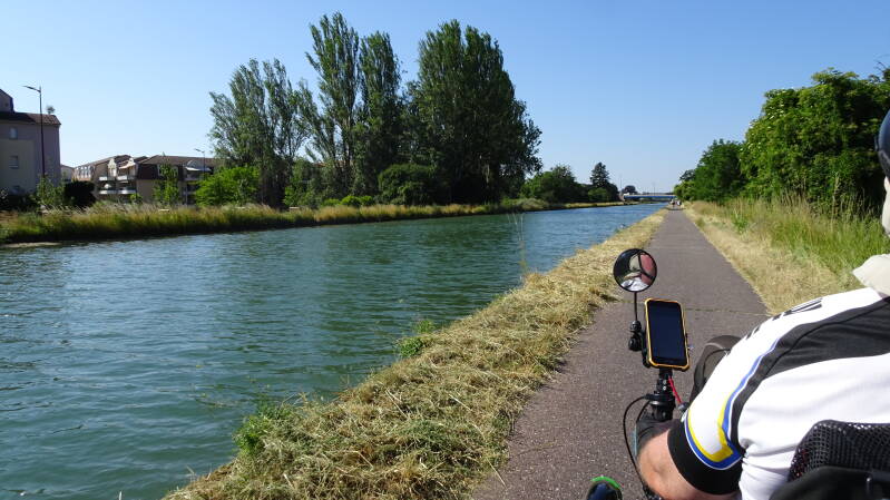 Radweg am Rhein - Marne - Kanal