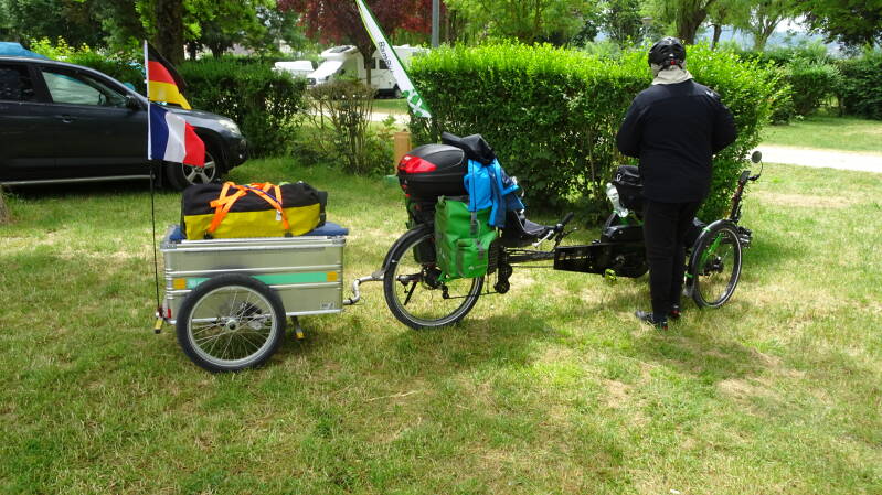 Ankunft am Campingplatz 