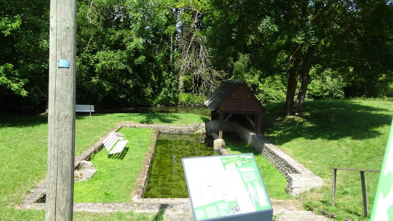 Pausenareal Beine kühlen