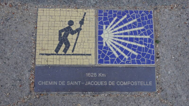 Chartres liegt an der Via Turonensis