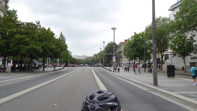 Nantes Zentrum Rsdwegführung