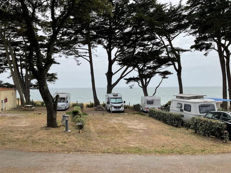 Blick vom Campingplatz