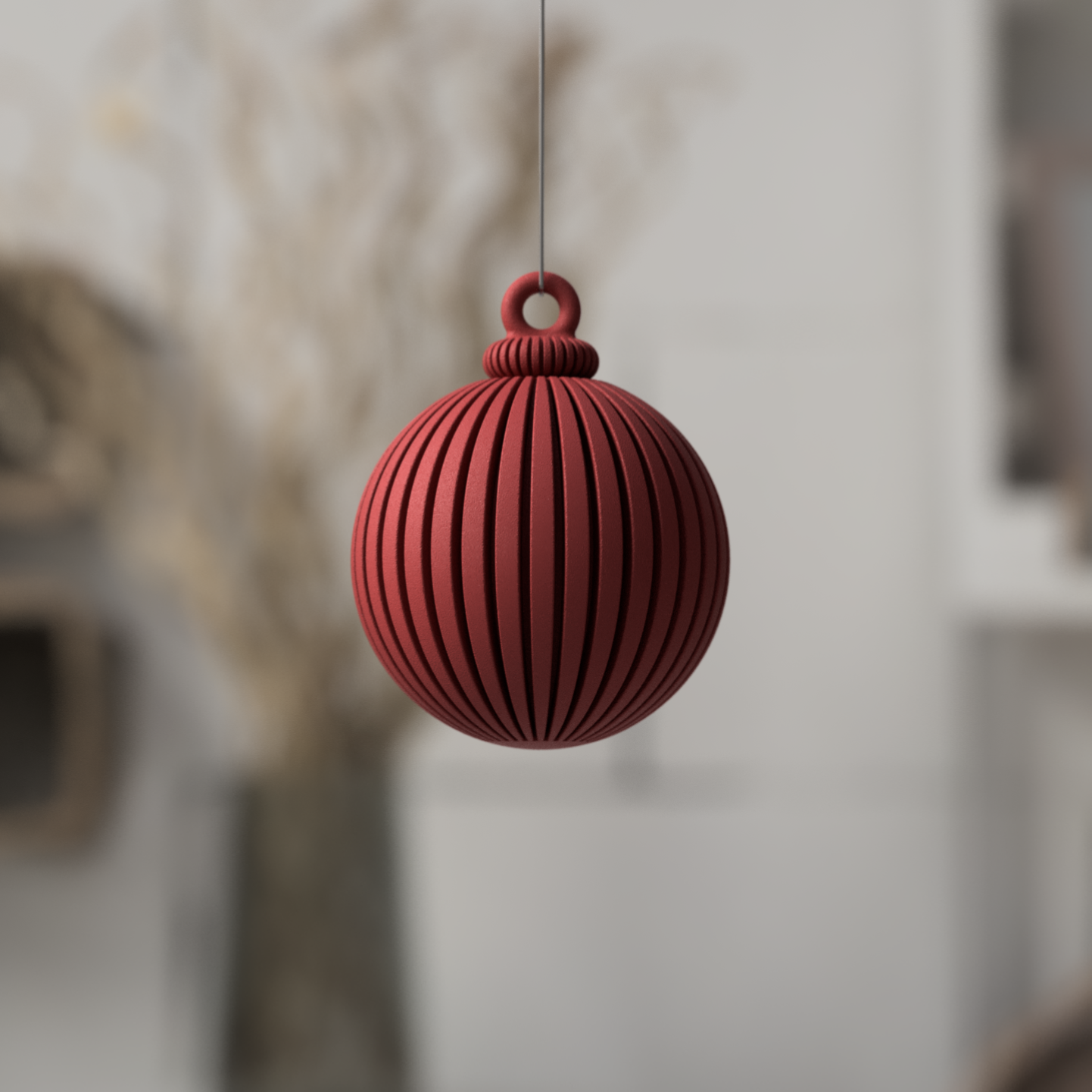 Japandi Kerst bal 5cm p/s