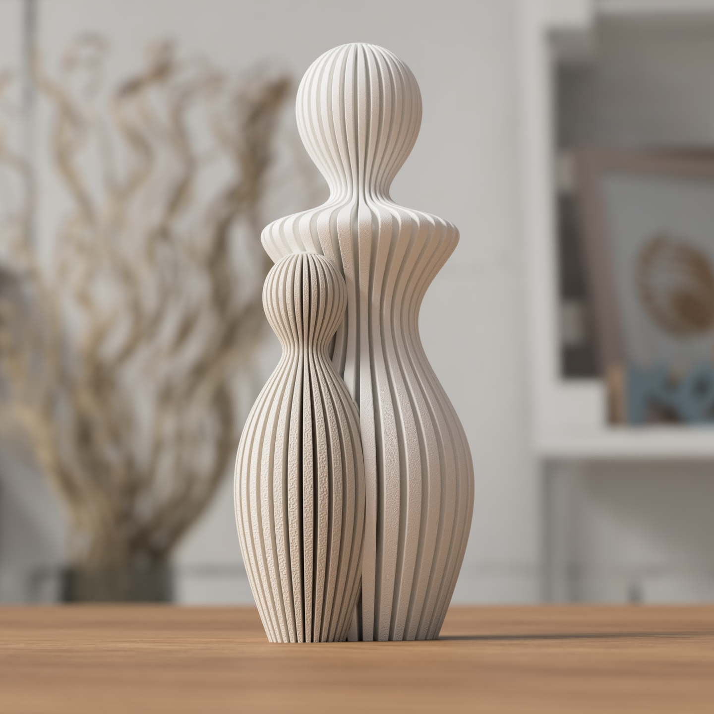 Moeder met haar kindjes