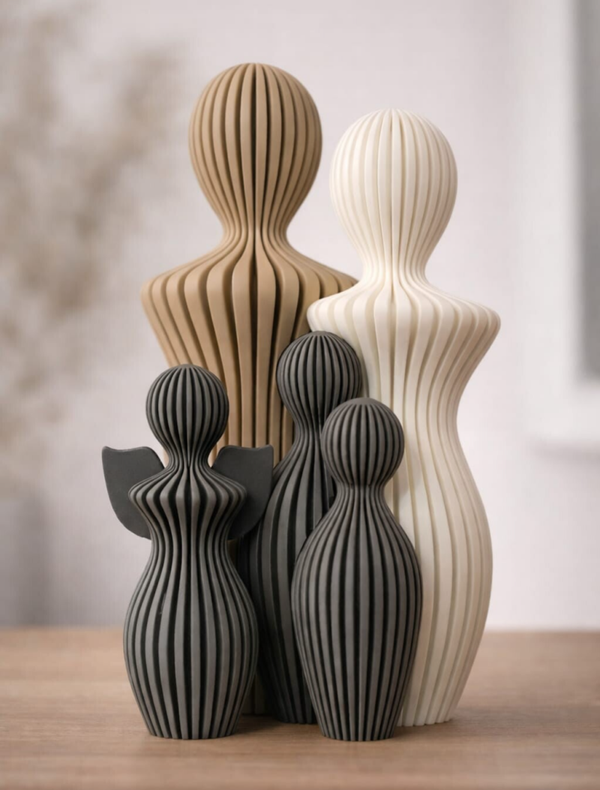 Vader Moeder met kind(jes) en 1 engeltje