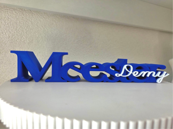 Meester wordpop decoratie