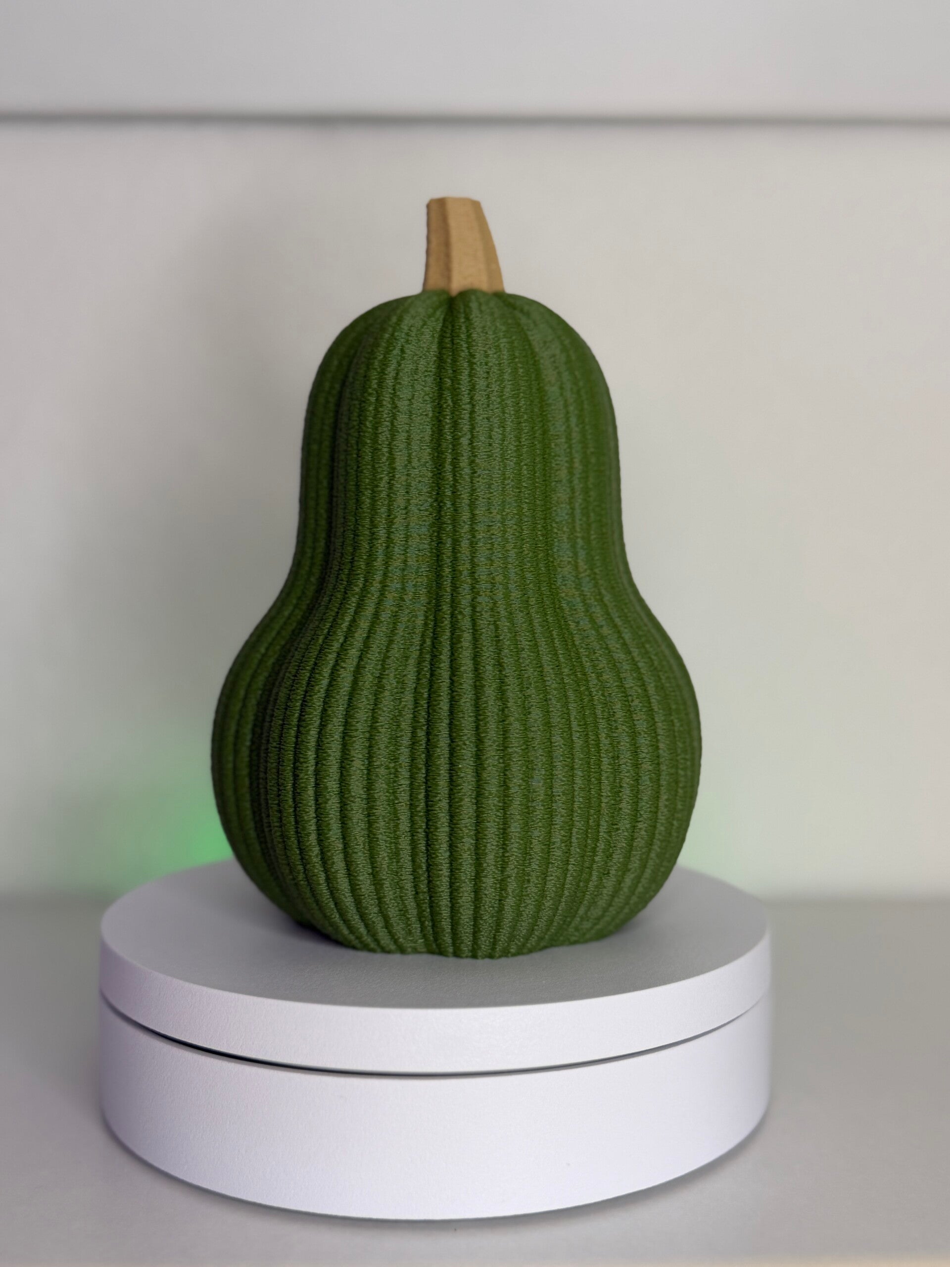Geribbelde flespompoen – moderne herfstdecoratie