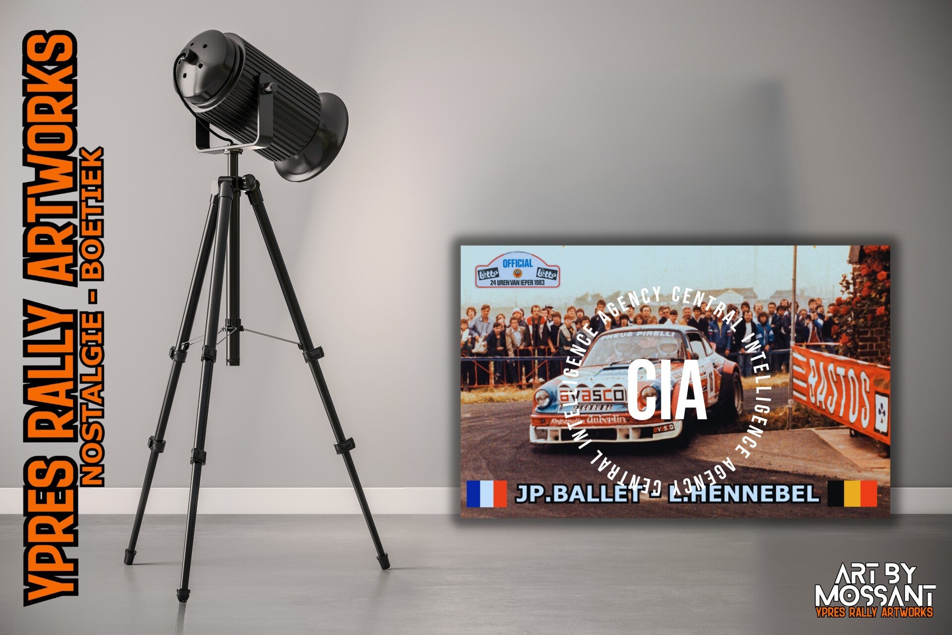 24 Uren van Ieper 1982 - J.Ballet - L.Hennebel / Porsche