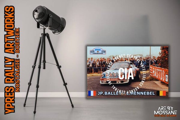 24 Uren van Ieper 1982 - J.Ballet - L.Hennebel / Porsche