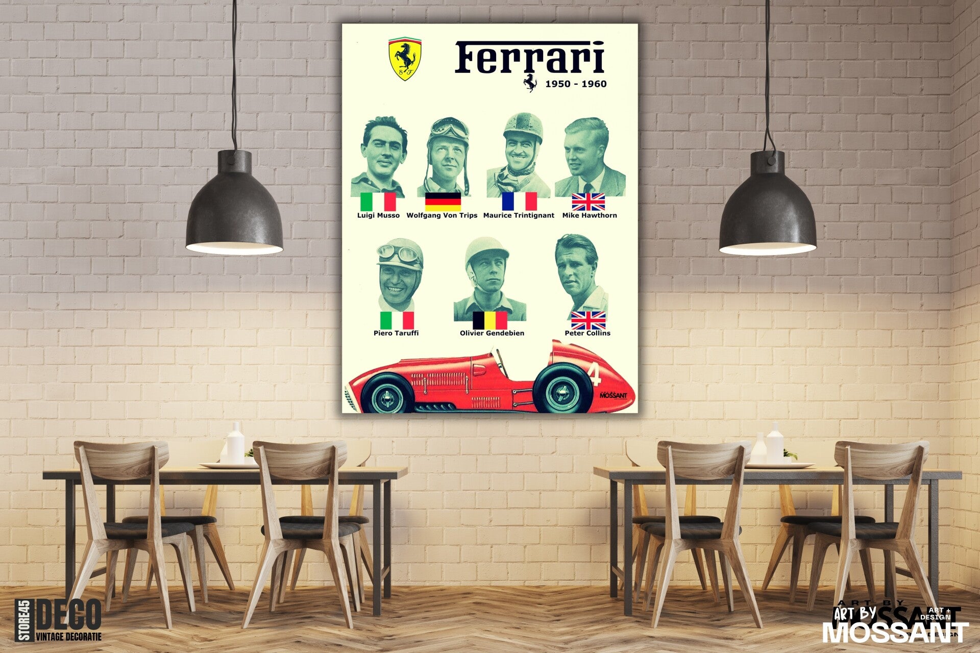 Ferrari F1 Art By Mossant